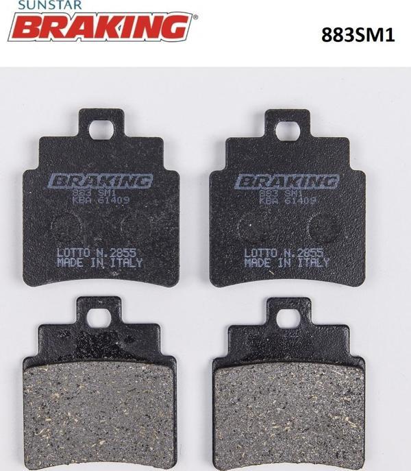 Braking YARI METALİK ÖN FREN BALATASI / SYM / JOYMAX 250İ / 250cc / ÖN / 2014-2015-2016 - Image 1