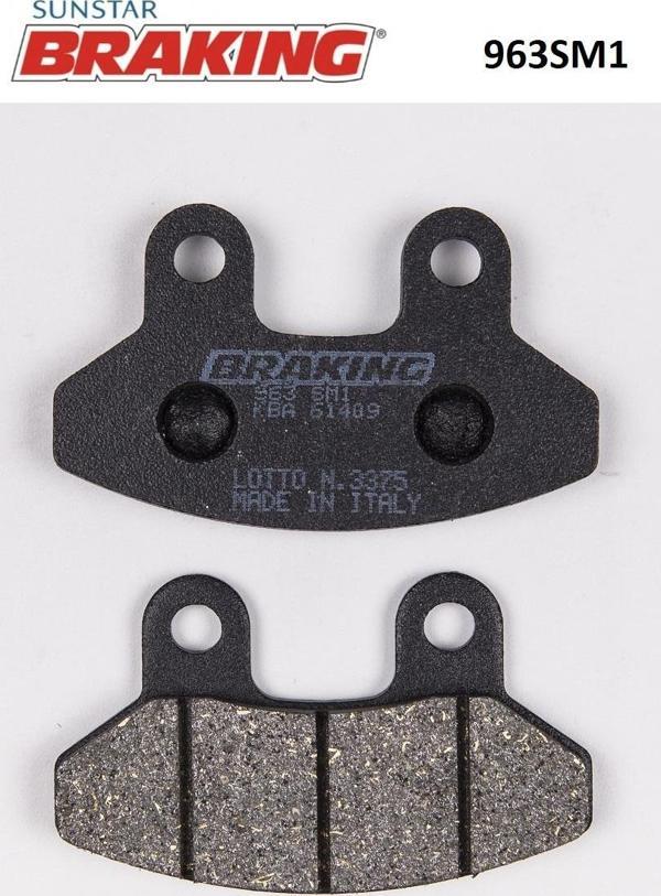 Braking YARI METALİK ÖN FREN BALATASI / SYM / JOYRIDE EVO / 125cc / ÖN / 2009-2010-2011-2012-2013-2014-2015-2016 - Image 1