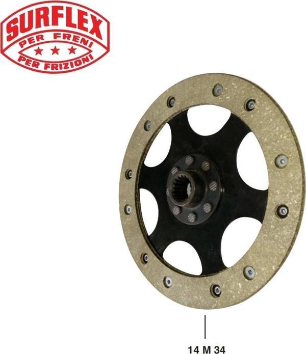 Surflex DEBRİYAJ BALATASI / BMW / K 1200 LT ABS / 1200cc / 2001-2002-2003-2004-2005-2006-2007-2008-2009 - Image 1