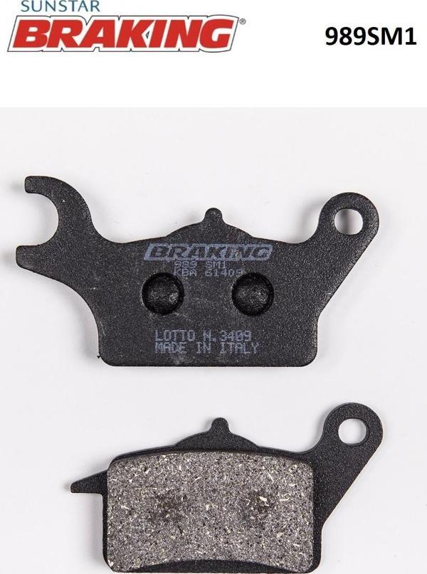 Braking YARI METALİK SOL ÖN FREN BALATASI / YAMAHA / TRICITY / 300cc / ÖN SOL / 2020-2021-2022 - Image 1