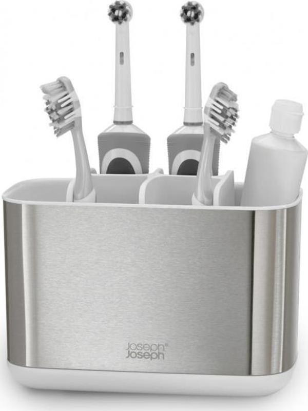 Joseph Joseph Easystore Steel Büyük Diş Fırçalık 70531 - Image 1