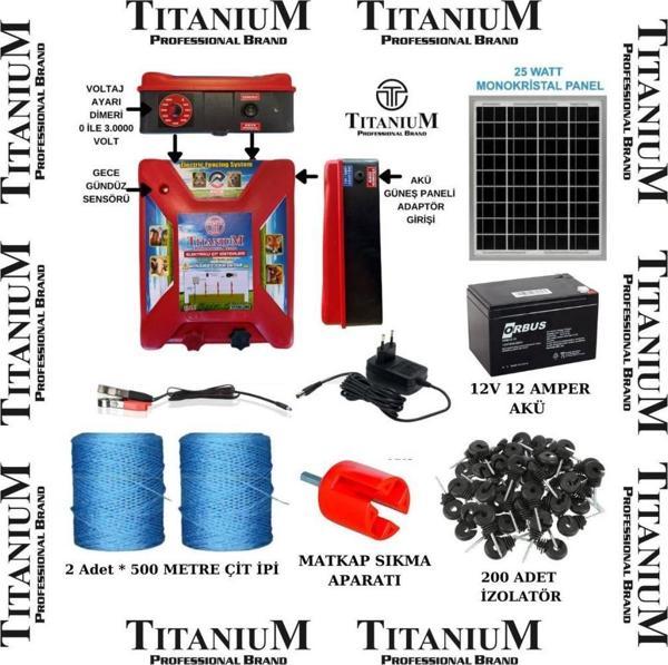 Titanium Night Shock 30K Elektirikli Çit Sistemi Set-3 30000 Volt - Image 1