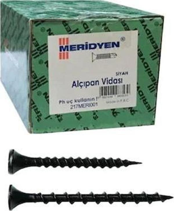 MERİDYEN 3,5X35 ALÇIPAN VİDASI SİVRİ 1000 ADET - Image 1