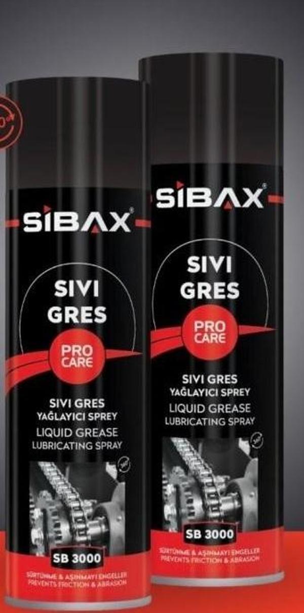 SİBAX SIVI GRES YAĞLAYICI SPREY 500ML (ADET) - Image 1