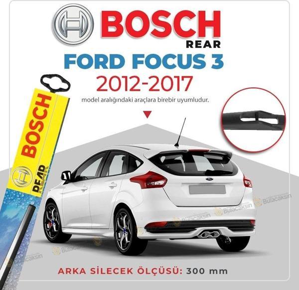 Bosch Rear Ford Focus 3 2012 - 2017 Arka Silecek - H304 - Image 1