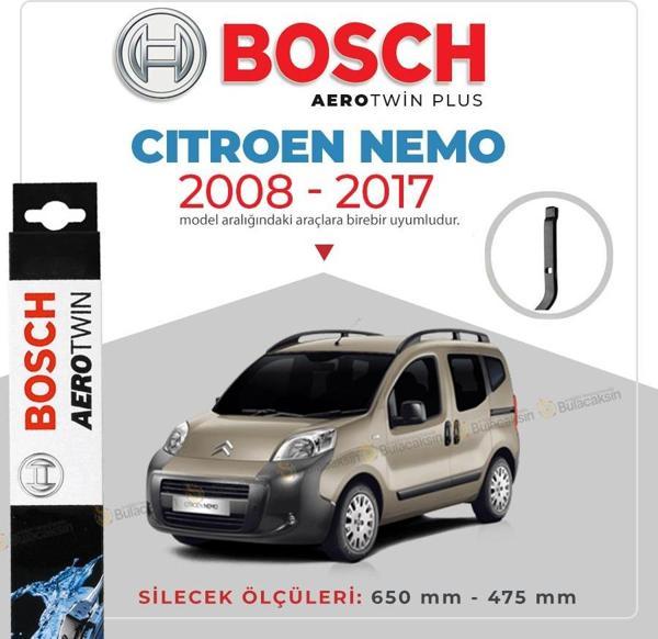 Citroen Nemo Muz Silecek Takımı (2008-2017) Bosch Aerotwin - Image 1