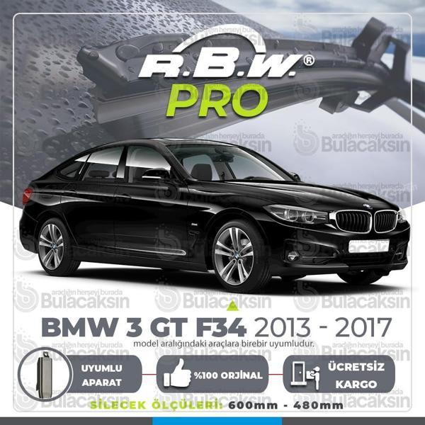 BMW 3 Gran Turismo F Muz Silecek Takımı (2013-2017) RBW PRO - Image 1
