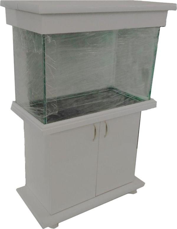 Kanki Pet Mobilyalı 100 x 50 x 60 cm (300 Litre) Beyaz - Image 1