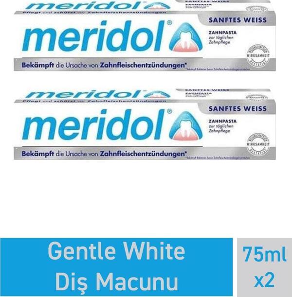 Meridol Gentle White Diş Macunu 75 ml 2 Adet - Image 1