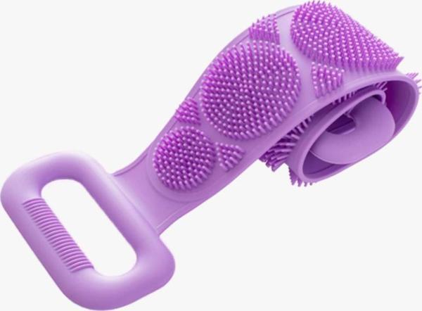Petinka Banyo Hamam Çift Taraflı Lif  Silikon Masajlı Yumuşak Duş Lifi Uzun Ömürlü Banyo Kesesi - Image 1