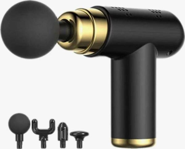 Petinka Masaj Tabancası USB Şarj Olabilen 4 Başlıklı  - Image 1