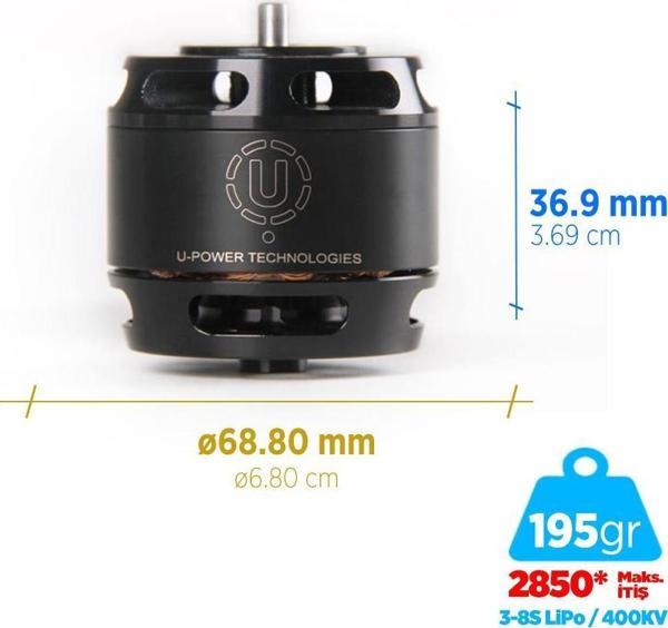 T-Motor U Power Type U U5 400KV Brushless Fırçasız UAV Motor Multikopter Multi-rotor Quadcopter Hexacopter Drone Motoru - Image 1
