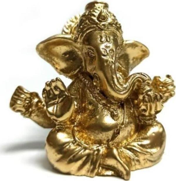 Minyatür 5 Cm Hint Ganesh Fil Buda Biblo Teraryum Süs - Image 1