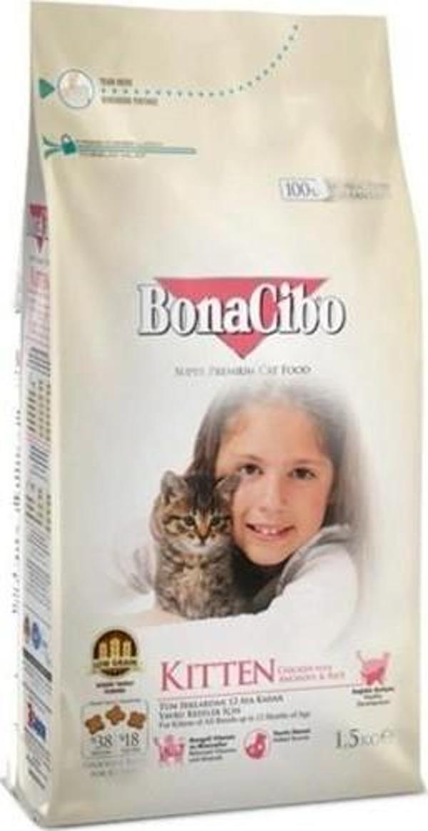BonaCibo Kitten Yavru Kedi Maması 1,5 kg Tavuklu Yavru Kedi Maması - Image 1