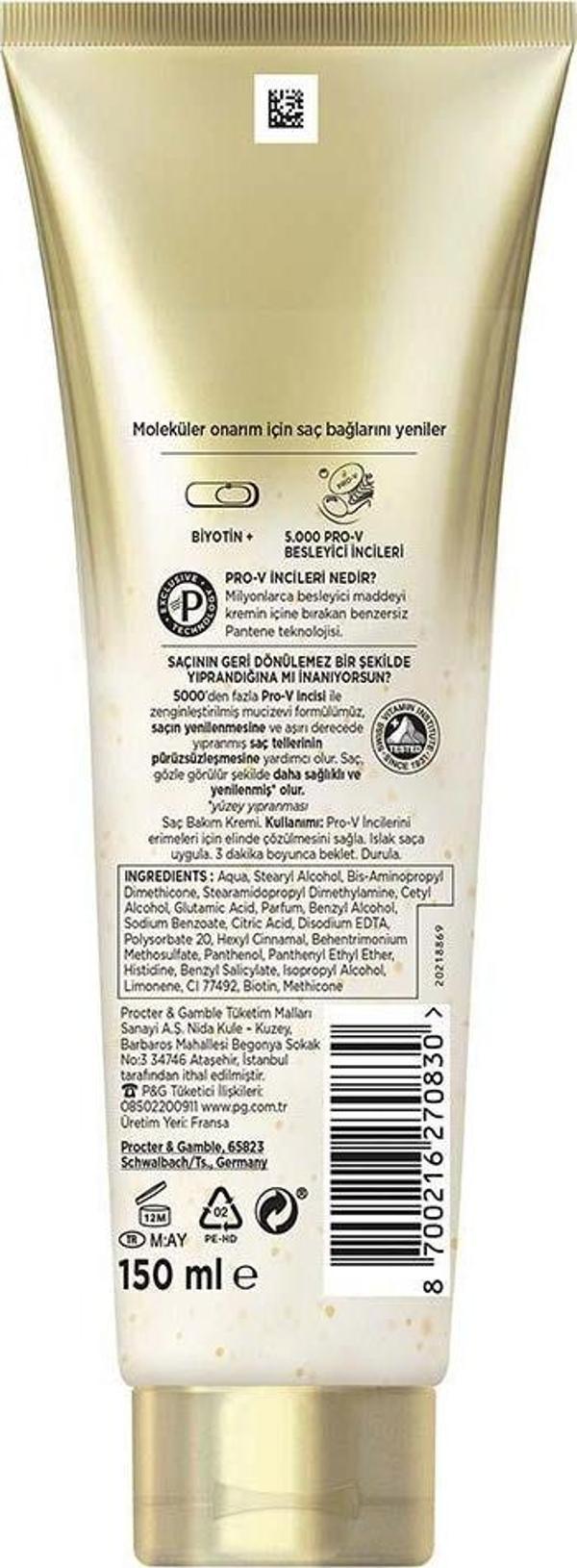 Pantene PRO-V MIRACLES Molecular Bond Repair Yoğun Uygulama Kürü Pro-V Besleyici İnci ile 150ML - Image 1
