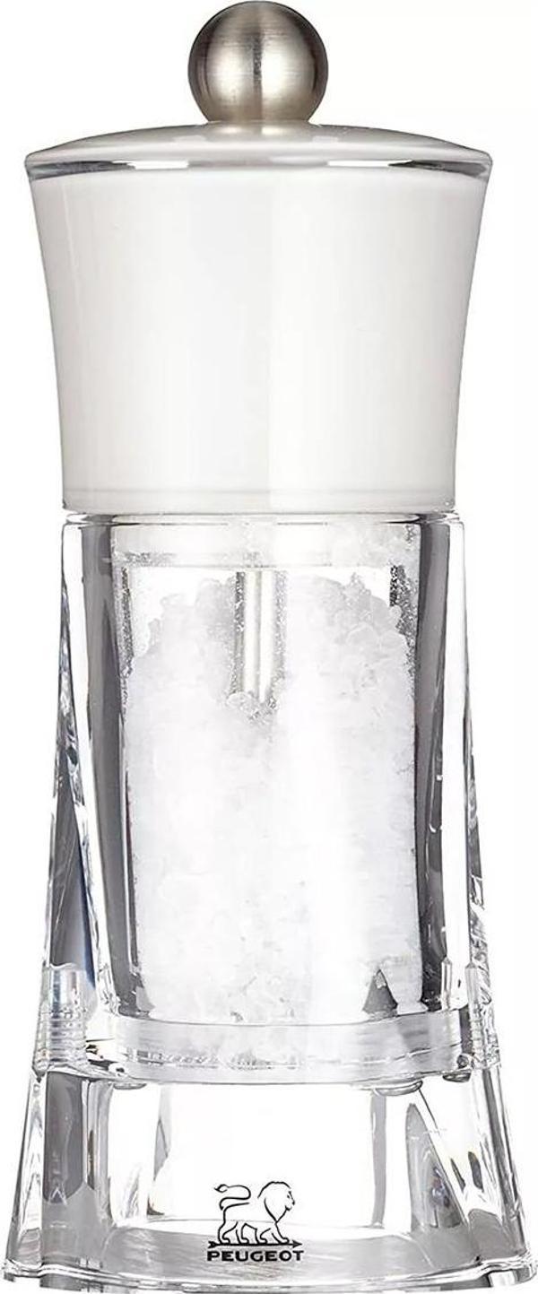 Peugeot Molene Tuz Değirmeni Akrilik Beyaz 14 cm - Image 1