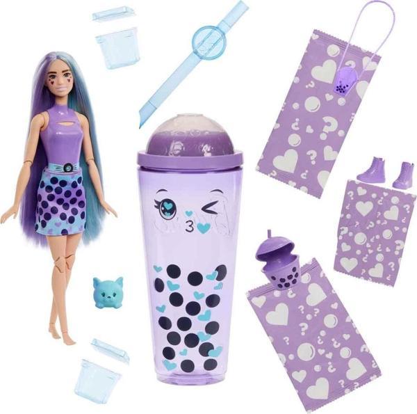 Barbie Pop Reveal Bubble Tea Serisi HTJ18 HTJ19 Taro Milk - Image 1
