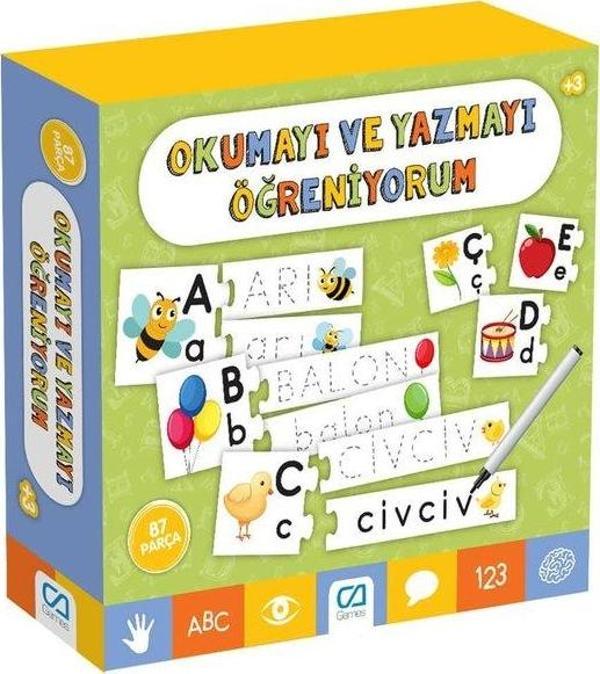 Ca Games Okuma ve Yazma Öğreniyorum Eğitici Oyun - Image 1