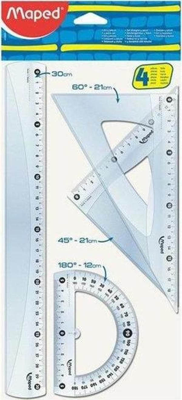 Maped 4lü 30cm Cetvet Set - Image 1