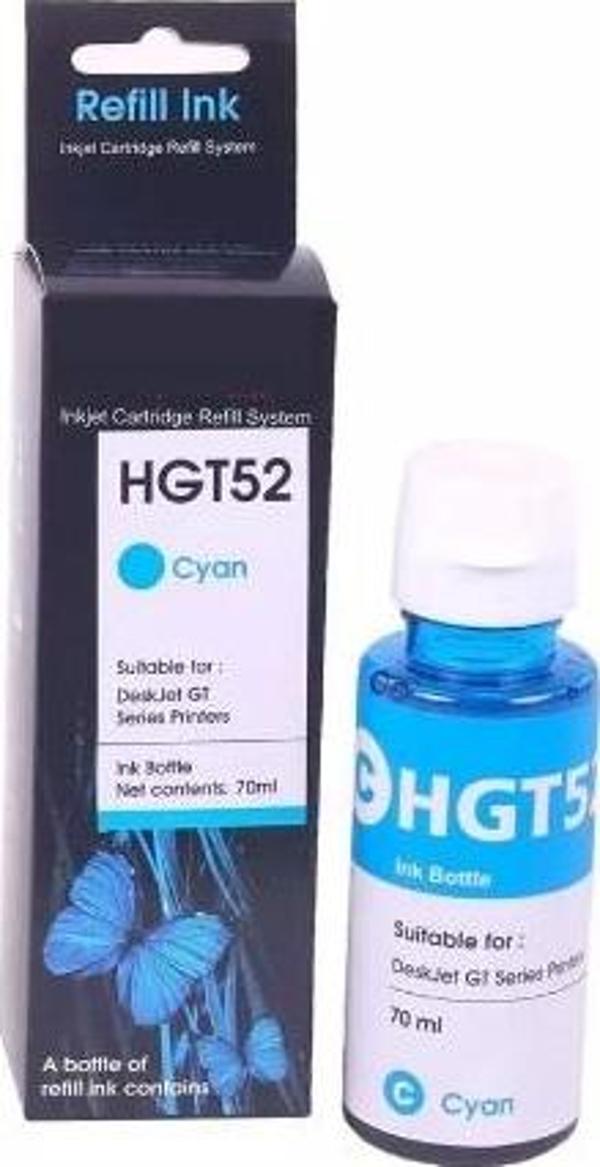 GT52C MAVİ MOH54A ŞİŞELİ MÜREKKEP 70ml (Hp Muadil) - Image 1