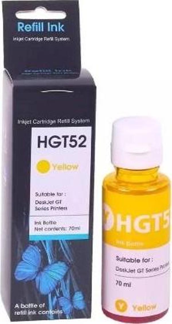 GT52Y SARI MOH56A ŞİŞELİ MÜREKKEP 70ml (Hp Muadil) - Image 1