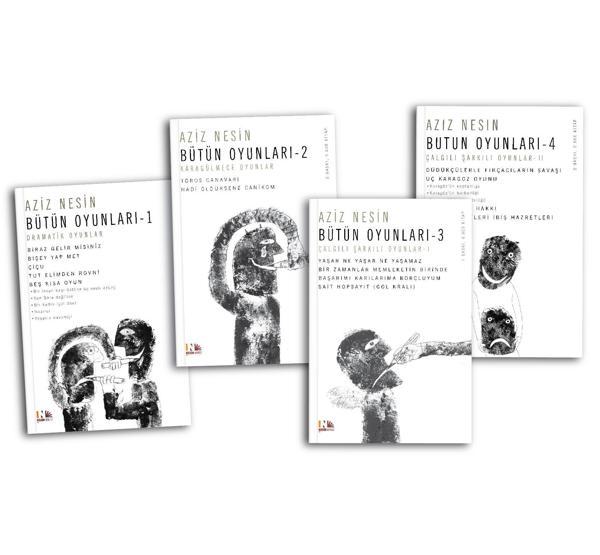 Aziz Nesin Bütün Oyunları - 4 Cilt - Nesin Yayınevi - Image 1