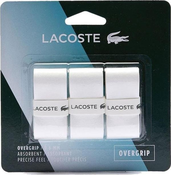 Lacoste 3'lü Beyaz Overgrip - Image 1