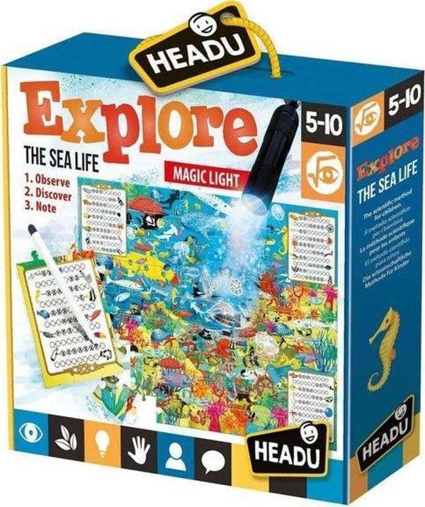 Headu Deniz Yaşamını Keşfet Sihirli Fenerli Etkinlik Puzzle - Image 1