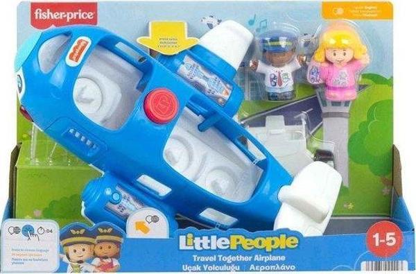 Little People HDJ23 Uçak Yolculuğu Oyuncak - Image 1