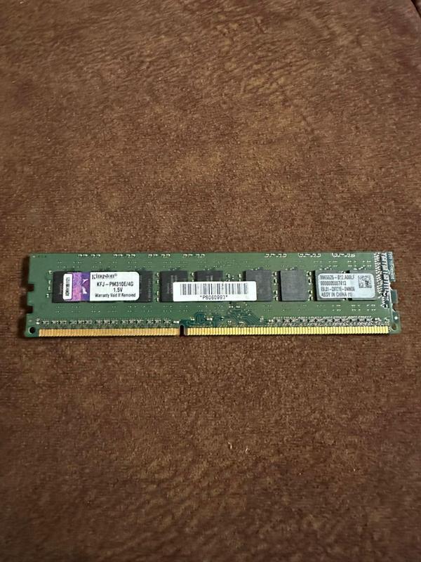 KINGSTON KFJ-PM310E/4G  4GB DDR3 1066MHZ 8500 UNBUFFERED ECC DIMM SERVER RAM BELLEK - Image 1