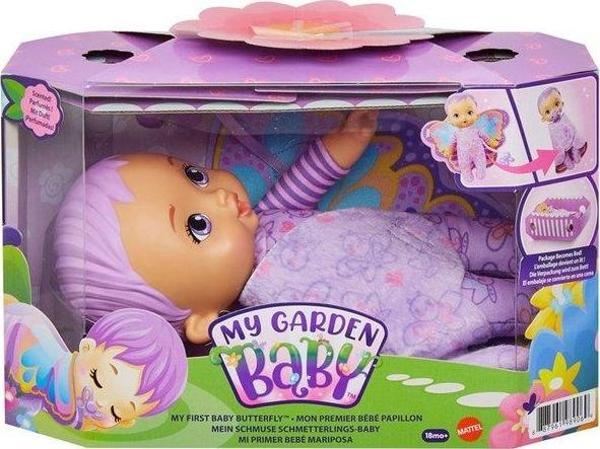 My Garden Baby İlk Kelebek Bebeğim Mor Saçlı Bebek HBH39 - Image 1