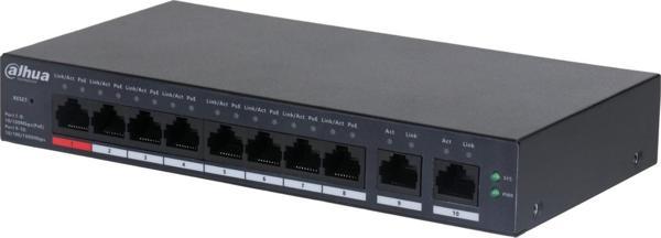 Dahua CS4010-8GT-110 8 Port PoE + 2 Port Uplink Full Gigabit Yönetilebilir PoE Switch 110W - Image 1