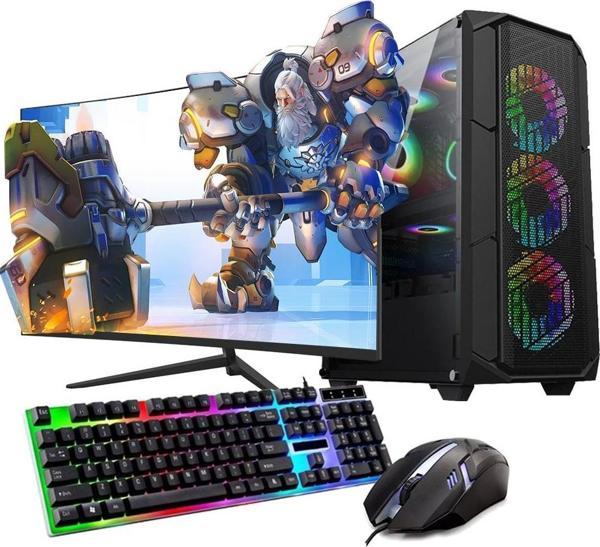 Ryzen5 5600 16GB 480SSD 8GB RTX3050 24" Mon. Oyun Bilgisayarı (Gaming Set) - Image 1