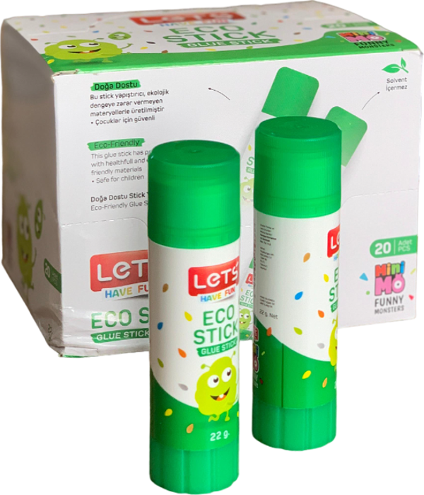 Lets 20 Adet Doğa Dostu Stick Yapıştırıcı 22 Gr L-10125 - Image 1