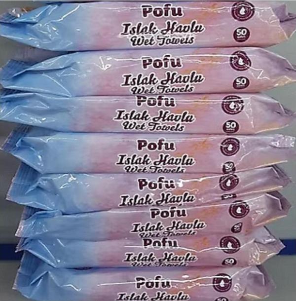 Pofu Islak Havlu Mendil 50 Li 8 Adet - Image 1