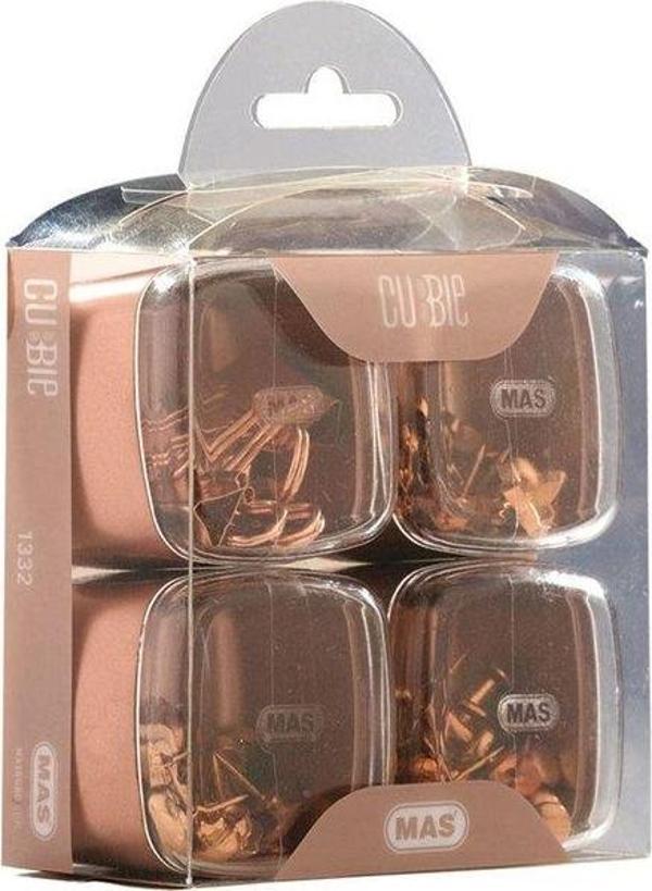 MAS Cubbie Premium 4lü Pvc Kutu Rose Gold 1330 - Image 1