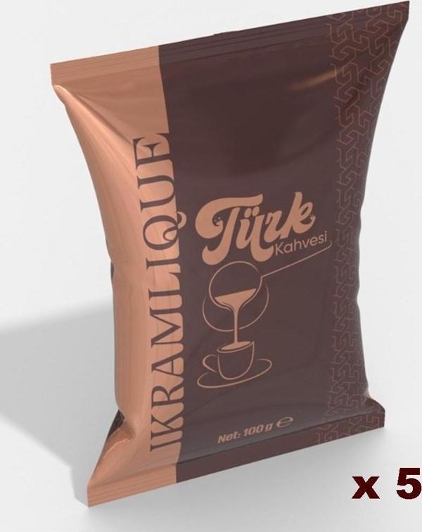Ikramlıque İkramlık Türk Kahvesi 100 gr x 5 - Image 1