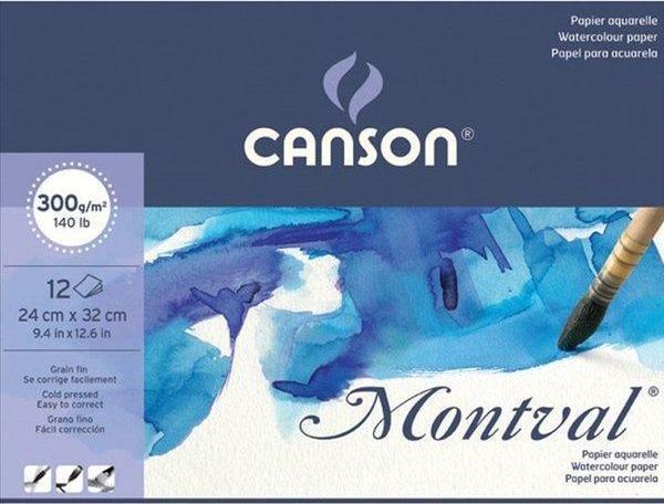 Canson Pad Canmontv 12S 24x32 300 Gr Resim Defteri - Image 1