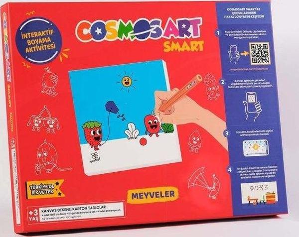 Cosmosart Meyveler Karton Boyama Seti - Image 1