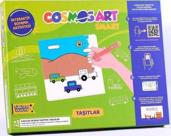 Cosmosart Taşıtlar Karton Boyama Seti - Image 1