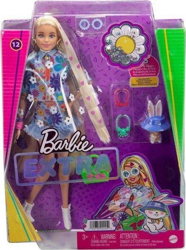 Barbie Extra Mavi Etekli Bebek HDJ45 - Image 1