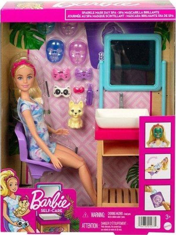 Barbie Işıltı Dolu Spa Günü Oyun Seti HCM82 - Image 1