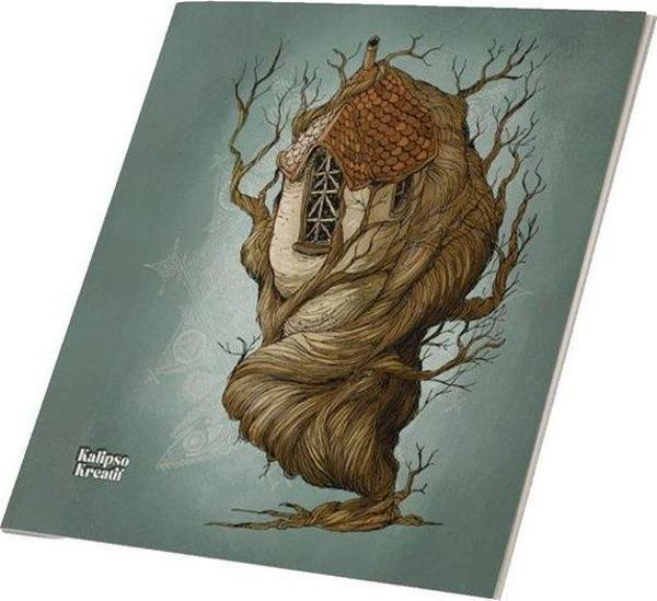 Kalipso Ağaç Ev 13x14 64 Sayfa Çizgisiz Butik Defter - Image 1