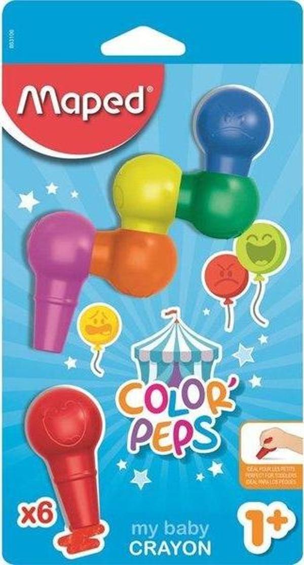 Maped ColorPeps 6lı Bebek Crayon 863106 - Image 1