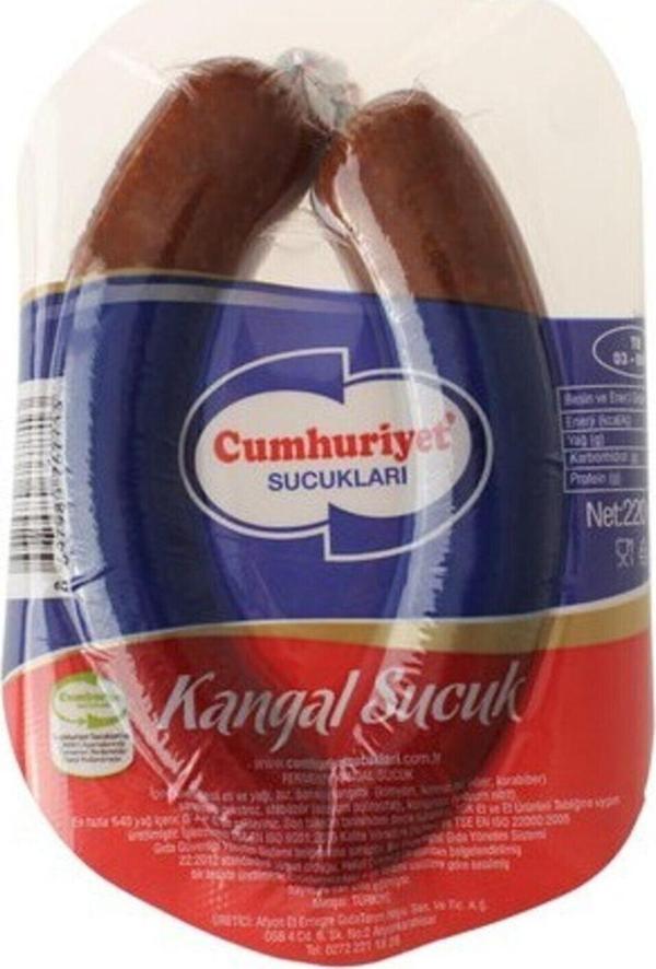 Cumhuriyet Sucukları Cumhuriyet Fermente Kangal Sucuk 220  Gr - Image 1