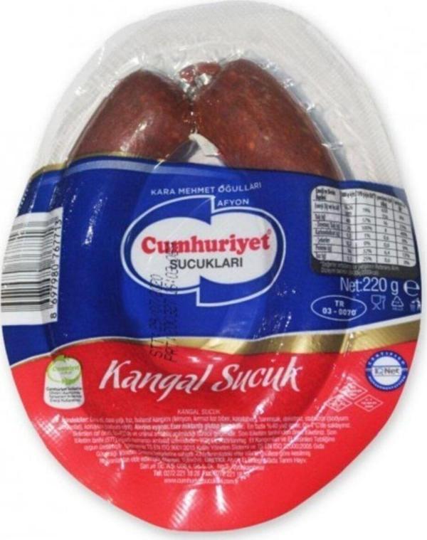 Cumhuriyet Sucukları Cumhuriyet Kangal Dana Sucuk (220 Gr) - Image 1