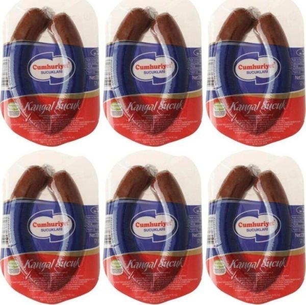 Cumhuriyet Sucukları Cumhuriyet Kangal Dana Sucuk Vakumlu 220 Gr 6 Adet - Image 1