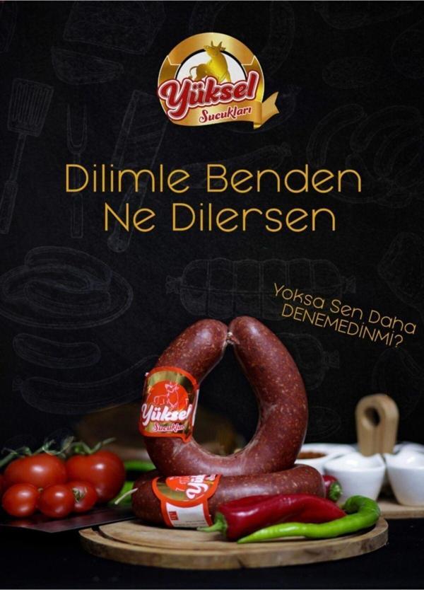 Yüksel Sucukları Yüksel Sucuklari Dana Kangal Sucuk1 Kg - Image 1