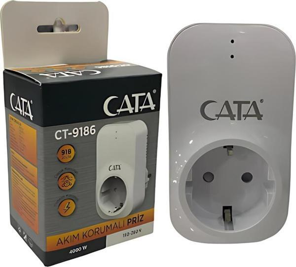Cata CT-9186 Akım Korumalı Priz 4000W 220-240V - Image 1
