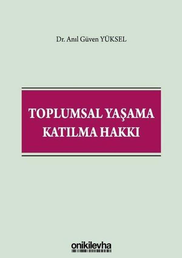 Toplumsal Yaşama Katılma Hakkı - On İki Levha Yayıncılık - Image 1